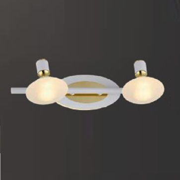 CODE: 6672/2: Đèn rọi tranh/rọi gương đôi  - KT: L320mm - Đèn LED ánh sáng vàng