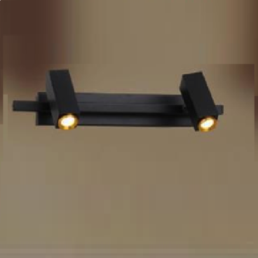 CODE: 6796-2BK: Đèn rọi tranh/rọi gương  - KT: L320mm -  Đèn LED ánh sáng vàng