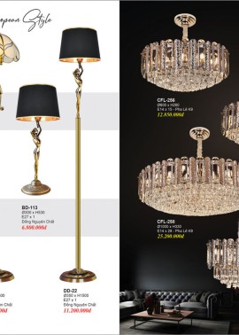 CATALOGUE ĐÈN TRANG TRÍ EUROTO 2025 ( CK từ 55%-60%)