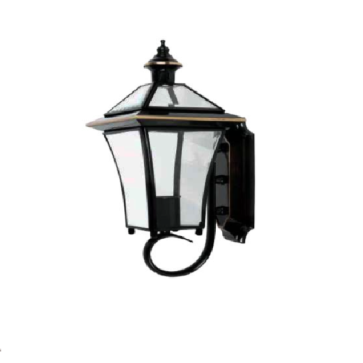 VD - 6801: Đèn gắn tường ngoài trời xi mạ đồng - KT: W160mm x H350mm - Bóng đèn E27 x 1