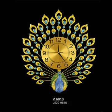 SN - V 6818: Đồng hồ trang trí - KT: L520mm x H610mm
