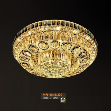 VE - MPL- 6845/800: Đèn áp trần Phale LED - KT: Ø800mm x H360mm - Đèn LED SMD đổi 3 màu