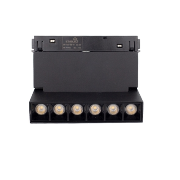 RNC-6SS-CRN: Đèn rọi ray nam cham 6W - KT: L118mmx W22mm x H118mm - Ánh sáng Vàng/Trung tính/Trắng