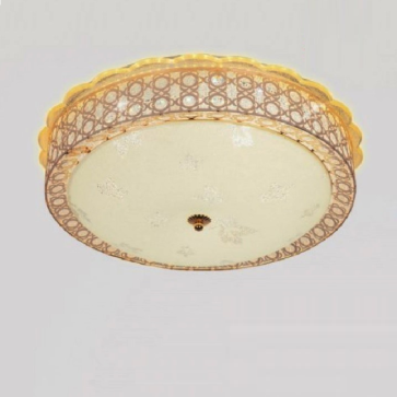 35 - OPLH70: Đèn ốp trần LED chao thủy tinh - KT: Ø500mm - Đèn LED đổi 3 màu