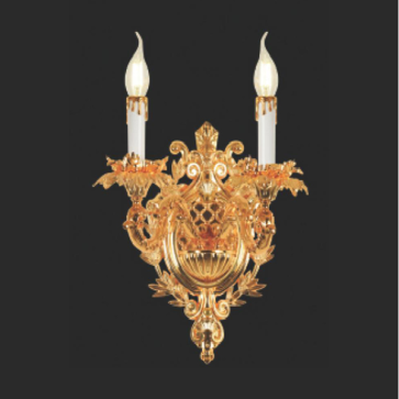 E - VC - 709/2: Đèn tường nến  đôi - KT: L270mm x W250mm x H360mm - Đèn nến chân E14 x 2 bóng