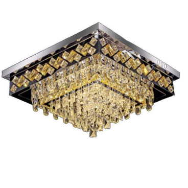 HF - ML 7108/600: Đèn áp trần vuông LED - KT: 600mm x 600mm x H390mm - Đèn LED 160W đổi 3 màu - Remote