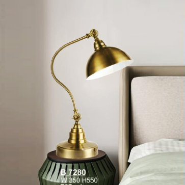 SN - B 7280: Đèn đặt tủ đầy giường/đèn bàn - KT: W350mm x H550mm - Bóng đèn E27 x 1 bóng
