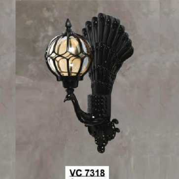 SN - VC 7318: Đèn gắn tường ngoài trời - KT: Ø330mm x H530mm - Bóng đèn E27 x 1