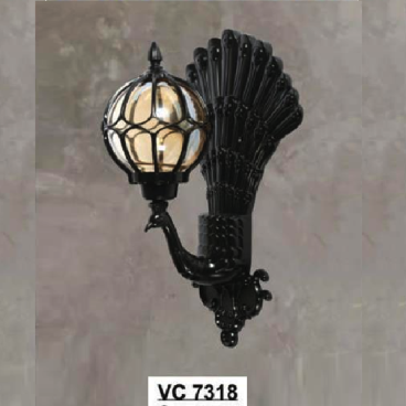 SN - VC 7318: Đèn gắn tường ngoài trời - KT: Ø330mm x H530mm - Bóng đèn E27 x 1