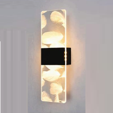 EU - V - 738: Đèn gắn tường LED - KT: L100mm x W115mm x H270mm - Đèn LED 10W ánh sáng đổi 3 màu