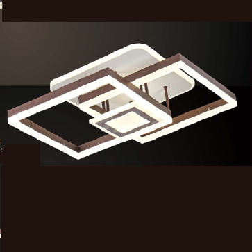 VE - MT - 7488/2: Đèn áp trần LED hình vuông - KT: L570mm x W570mm x H150 - Đèn LED đổi 3 màu