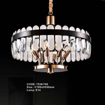 CODE: 7536/700: Đèn thả LED Phale  - KT: Ø700mm x H550mm - Đèn E14