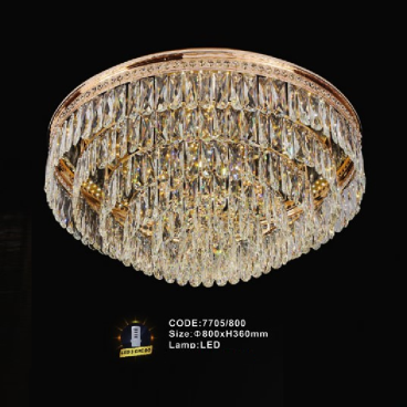 CODE: 7705/800: Đèn áp trần Phale - KT: Ø800mm x H360mm - Đèn LED