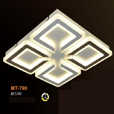 VE - MT - 790: Đèn áp trần LED  - KT:  Ø500mm - Đèn LED đổi 3 màu