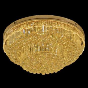 E - MFL -102: Đèn áp trần Phale LED, 187 Hạt Phale K9 -  KT: Ø800mm - Đèn LED đổi 3 màu + Đèn chân E14 - Remote