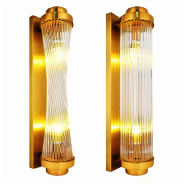 AN - VPL - 8014: Đèn gắn tường Phale - KT: L120mm x H600mm - Đèn chân E14 x 2 bóng