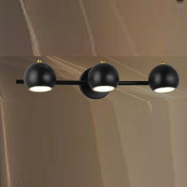 CODE: 8018 - 3: Đèn rọi tranh/gương 3 bóng - KT: L480mm - Đèn LED ánh sáng vàng