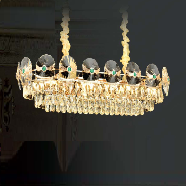 VE - TPL - 6062C: Đèn thả Phale ngang - KT: L800mm x H300mm - Đèn chân E14 x 10 bóng