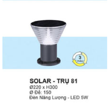 SOLAR - TRỤ 81: Đèn trụ năng lượng