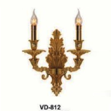 E - VD - 812: Đèn gắn tường đồng đôi - L420mm x H510mm - Đèn E14 x 2 bóng