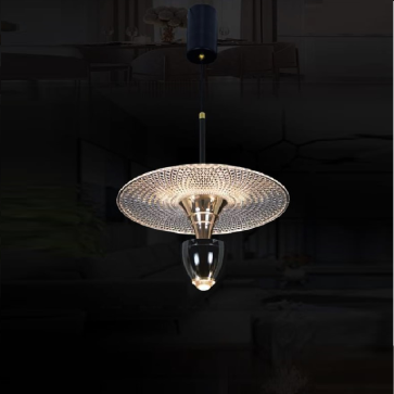 TH - 8141-23: Đèn thả đơn LED - KT: Ø300mm x H900mm - Đèn LED đổi 3 màu