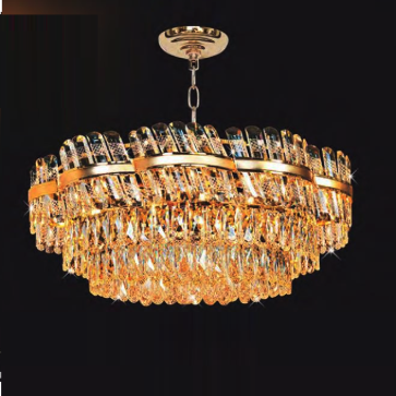 NC 81993B: Đèn thả Phale - KT: Ø750mm x H300mm + 500mm - Bóng đèn E14 x 16 bóng