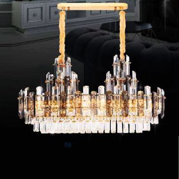 TH - 8205: Đèn thả Ngang phale K9 cao cấp - KT: L1000mm x W350mm x H900mm - Đèn E14 x 18 bóng