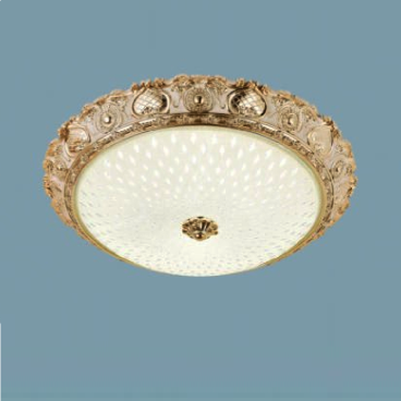 SN - OT 8290A: Đèn ốp trần chao thủy tinh - KT: Ø350mm - Đèn LED 12W ánh sáng đổi 3 màu