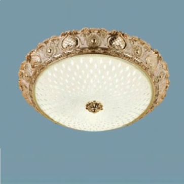 SN - OT 8290C: Đèn ốp trần chao thủy tinh - KT: Ø500mm - Đèn LED 24W ánh sáng đổi 3 màu