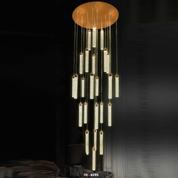 TH - 8295: Đèn thả thanh LED Phale - KT: Ø800mm x H3500mm - Đèn LED x 15 bóng