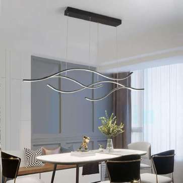 THCN 8304: Đèn thả ngang thanh LED - L1050mm x H900mm - Đèn LED đổi 3 màu