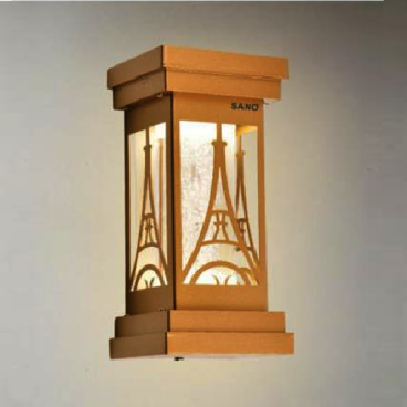 SN - VC 8312: Đèn gắn tường ngoài trời - KT: 100mm x 100mm x H210mm - Đèn LED 7W x 2, ánh sáng đổi 3 màu