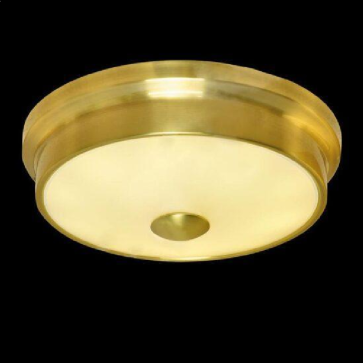 VE - MĐ - 7102: Đèn áp trần đồng chóa thủy tinh - KT: Ø320mm - Đèn LED đổi 3 màu