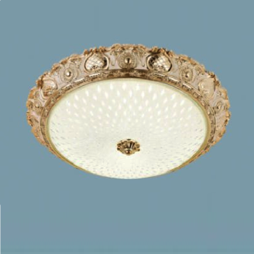 SN - OT 8290B: Đèn ốp trần chao thủy tinh - KT: Ø420mm - Đèn LED 18W ánh sáng đổi 3 màu