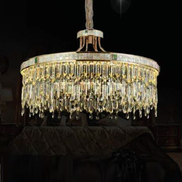 TH - 8423: Đèn Thả Phale K9 cao cấp - KT: Ø800mm x H1100mm - Đèn LED đổi 3 màu