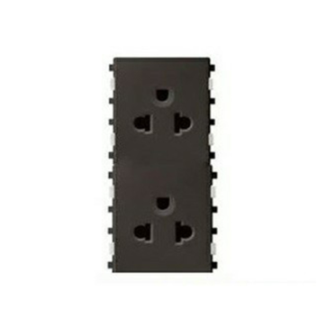 84426LUES2_BZ_G19: Ổ cắm đôi 3 chấu 16A, Size L