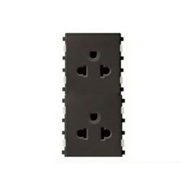 84426LUES2_BZ_G19: Ổ cắm đôi 3 chấu 16A, Size L