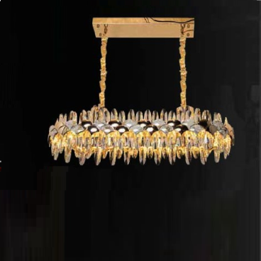 TH - 8460: Đèn Thả Ngang Phale K9 cao cấp - KT: Ø850mm x H900mm - Đèn LED đổi 3 màu