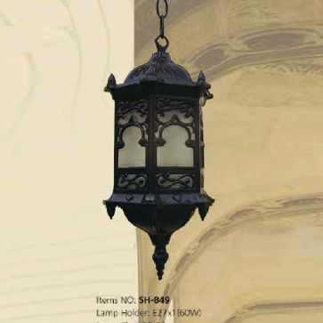 SH - 849: Đèn thả đơn - KT: Ø180mm x H800mm - Bóng đèn E27 x 1 bóng