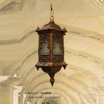 SH - 850: Đèn thả đơn - KT: Ø180mm x H800mm - Bóng đèn E27 x 1 bóng