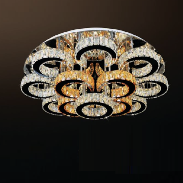 HF - ML 8562: Đèn áp trần LED Phale Loại 1 - KT: Ø800mm x H350mm - Đèn LED 100W đổi 3 màu - Remote