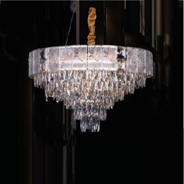 TH - 8585: Đèn thả Phale cao cấp  - KT: Ø600mm x H1000mm - Bóng đèn chân E14 x 12 bóng