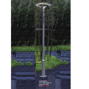 CODE: 86038: Đèn trụ sân vườn LED