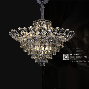 TH - 8621: Đèn thả Phale - KT: Ø800mm x H500mm - Bóng đèn E14 x 18
