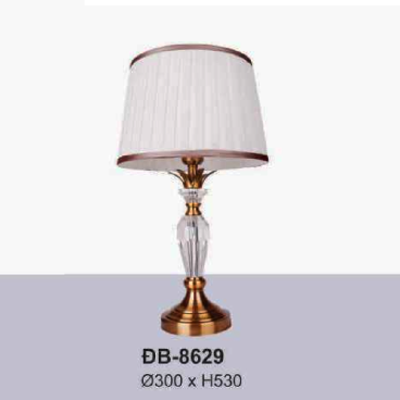 AU - ĐB - 8629: Đèn đặt tủ đầu giường/ đèn bàn - KT: Ø300mm x H530mm - Bóng đèn E27 x 1 bóng