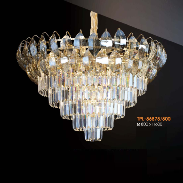 VER - TPL - 86878/800: Đèn thả Phale - KT: Ø800mm x H1000mm - Đèn chân E14 x 22 bóng