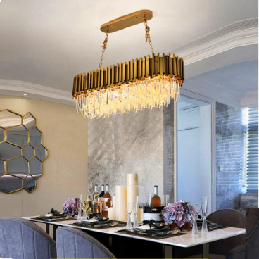 TH - 880 - 21: Đèn thả Ngang Phale - KT: L1150mm x W300mm x H900mm - Đèn chân E14 x 12 bóng