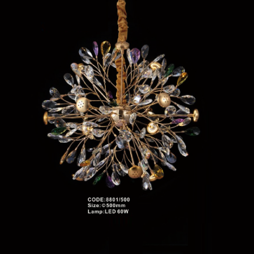 CODE: 8801/500: Đèn thả Phale - KT: Ø500mm - Đèn LED 60W