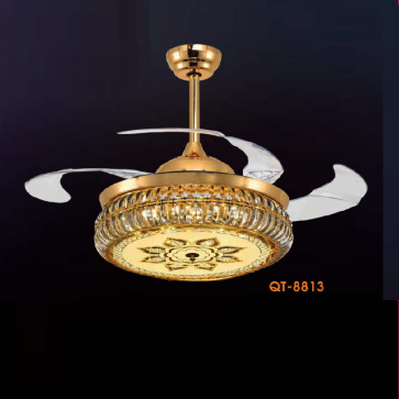 QT - 8813: Quạt trần đèn  cánh xếp