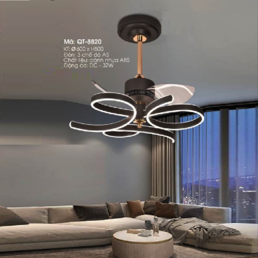 QT- 8820: Quạt trần đèn LED